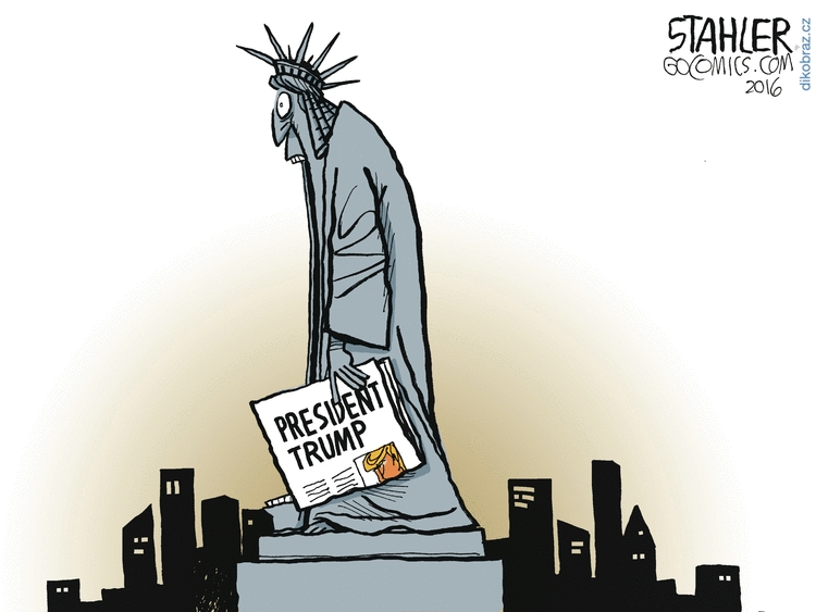 Jeff Stahler č. - Americké volby 2016