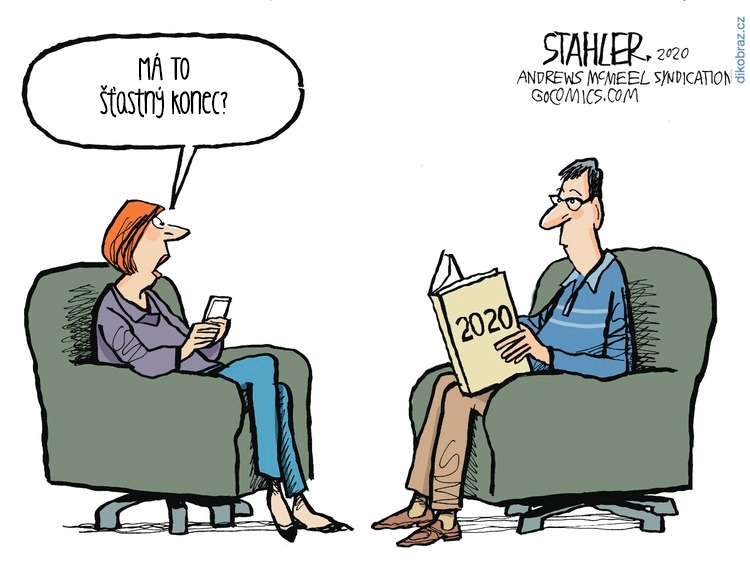 Jeff Stahler vtipy č. - Koronavirus