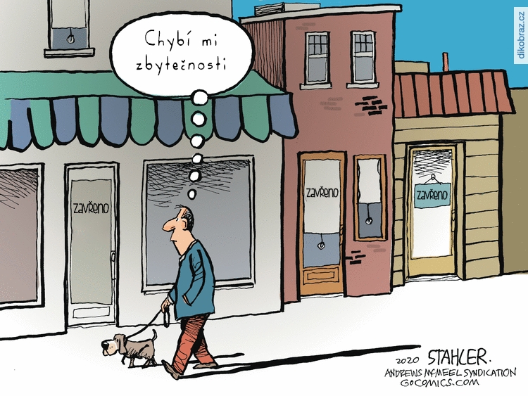 Jeff Stahler vtipy č. - Vyhlášení stavu nouze v ČR