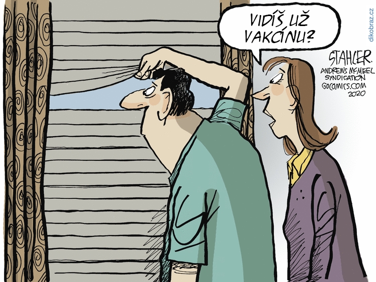 Jeff Stahler vtipy č.10183 - Koronavirus