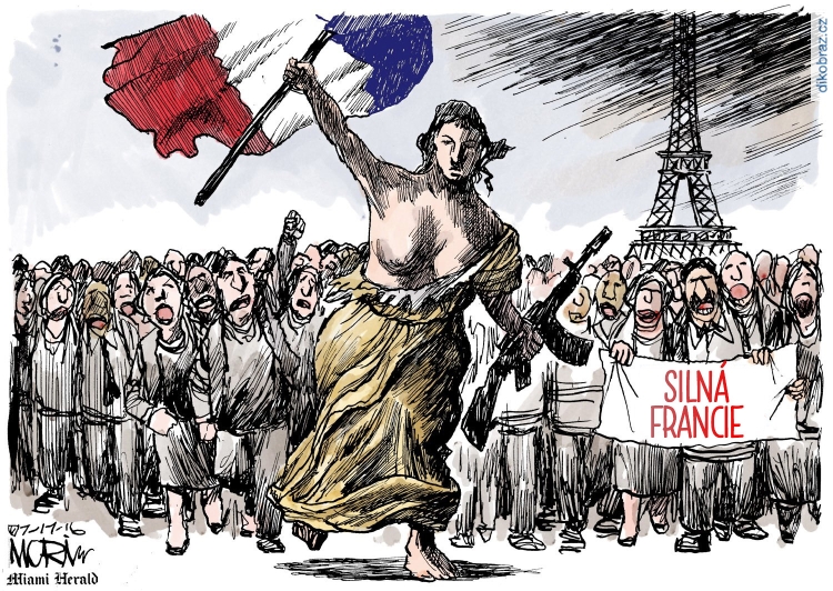 Jim Morin vtipy č.3774 - Teroristický útok v Nice