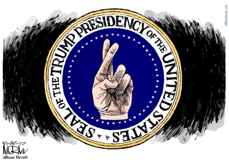 Jim Morin č. - Trump Prezidentem USA