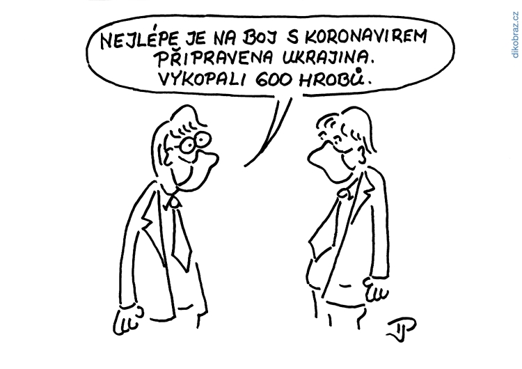 Jiří Pirkl vtipy č.8464 - Koronavirus v zahraničí