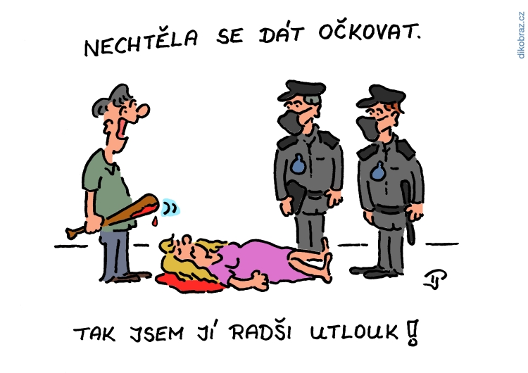 Jiří Pirkl vtipy č.26137 - Očkování proti koronaviru