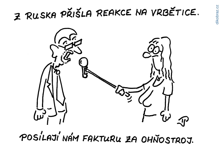 Jiří Pirkl vtipy č.33959 - Výbuch ve Vrběticích
