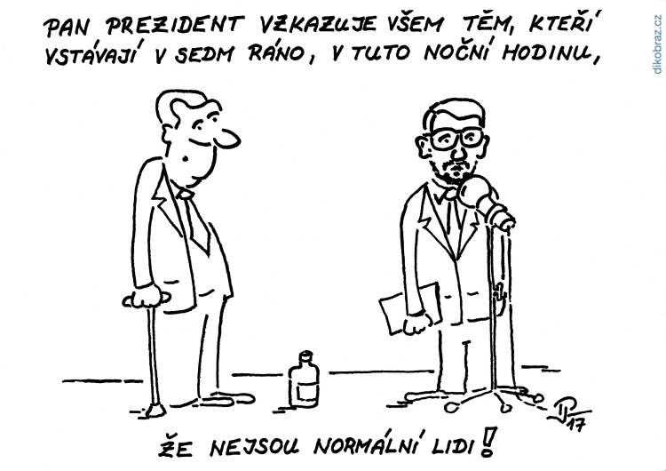 Jiří Pirkl vtipy č.5293 - Domácí politika 2017