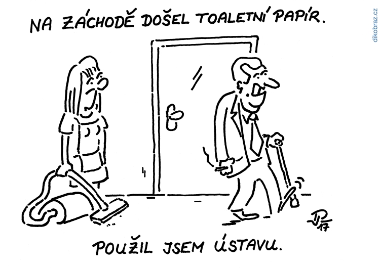 Jiří Pirkl vtipy č.5307 - Domácí politika 2017