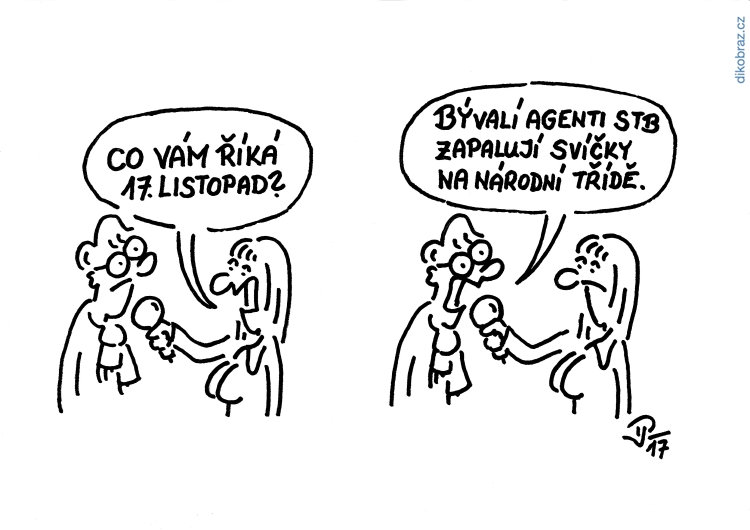 Jiří Pirkl vtipy č. - 17. listopad