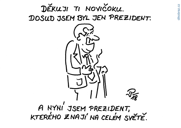 Jiří Pirkl vtipy č.6200 - Domácí politika 2018