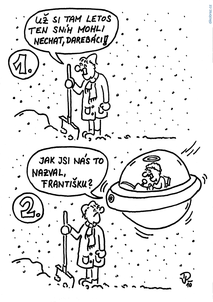Jiří Pirkl vtipy č. - Sněhová kalamita 2019