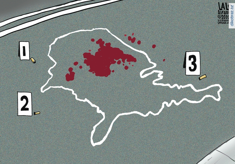 Lalo Alcatraz vtipy č.3698 - Střelba v USA