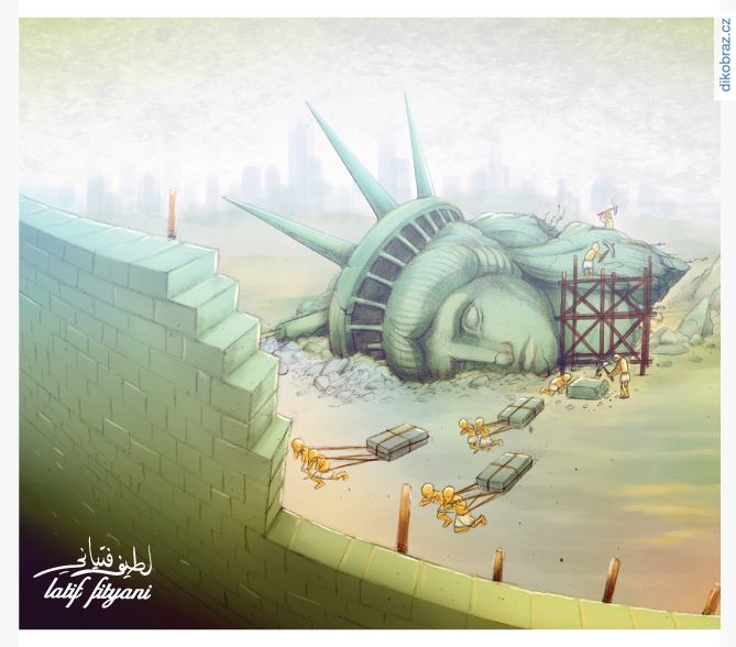 Latif Fityani vtipy č.4865 - Trump jako světová hrozba