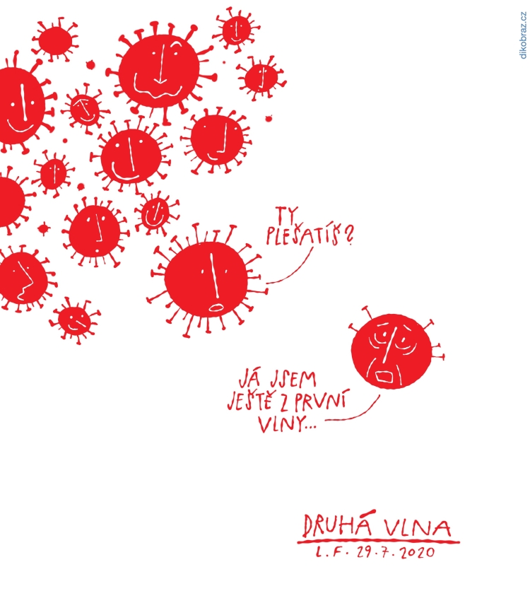 Lukáš Fibrich vtipy č.14440 - Druhá vlna Koronaviru