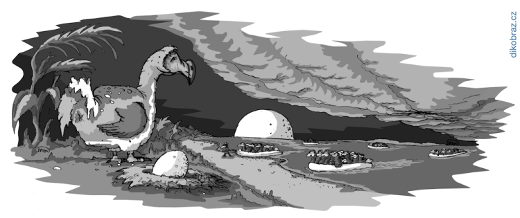 Marek Simon vtipy č.3729 - Uprchlická krize