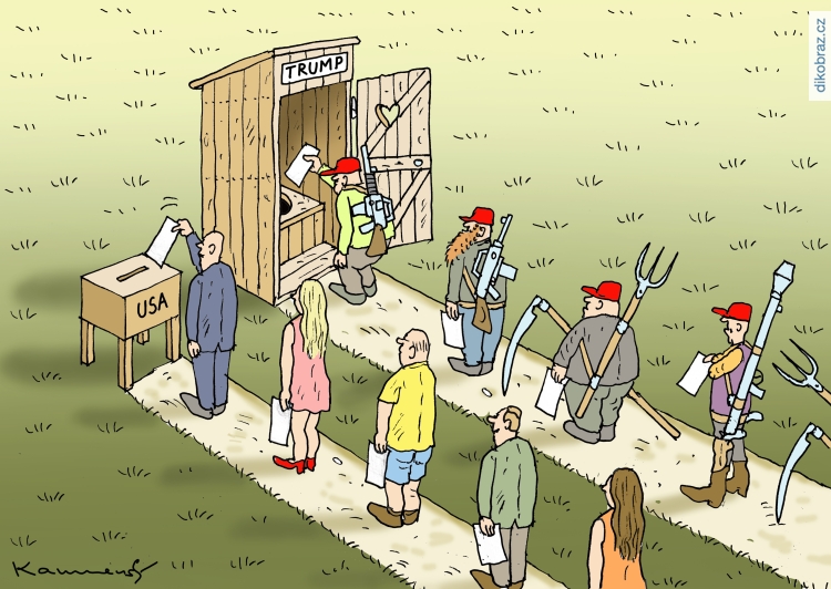 Marian Kamensky vtipy č.16924 - Americké volby 2020