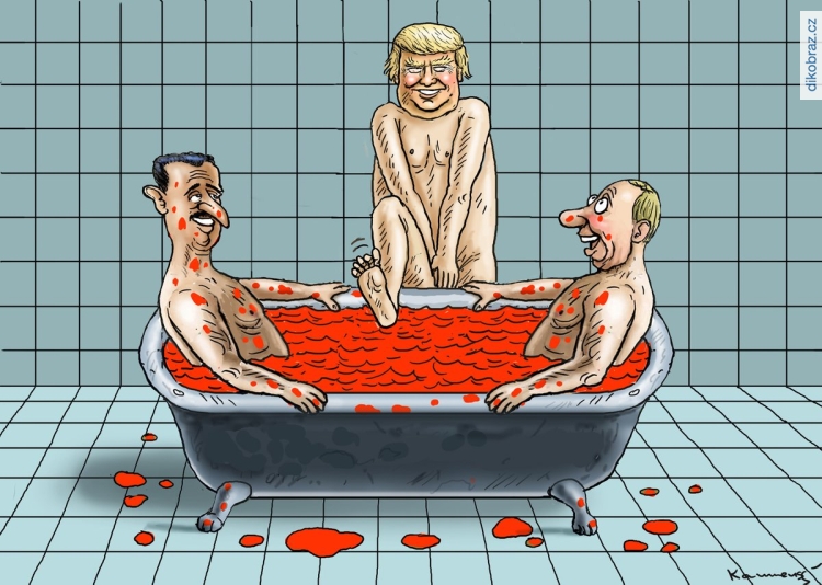 Marian Kamensky vtipy č.5194 - Trumpův první útok