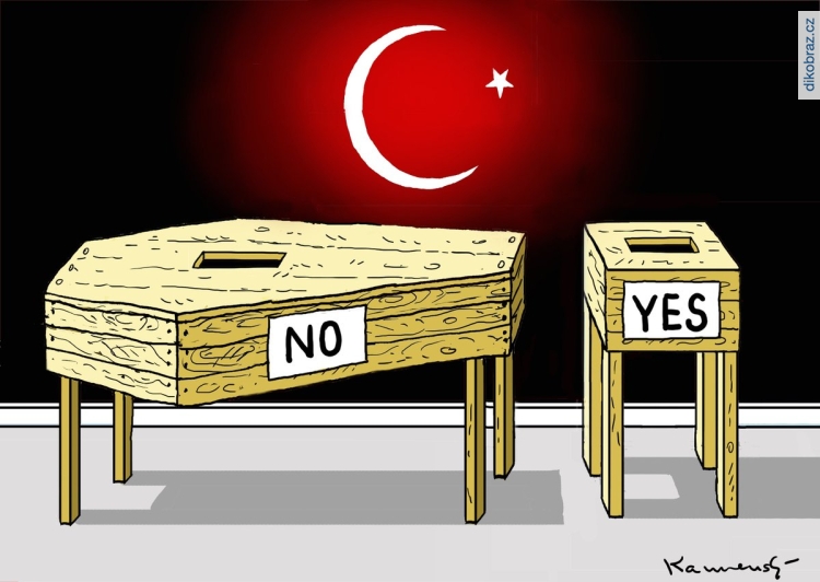 Marian Kamensky vtipy č. - Turecké referendum posilující moc Erdogana