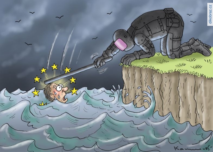 Marian Kamensky vtipy č. - Řecká uprchlická krize