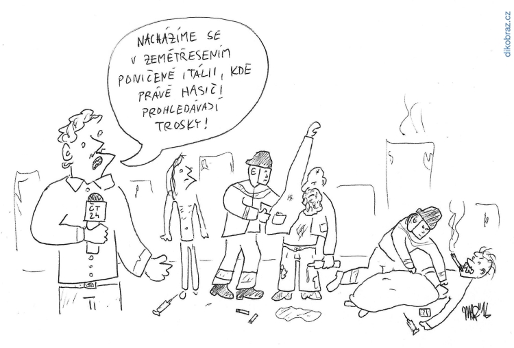 Martyho Frky č.3995 - Zemětřesení v Itálii