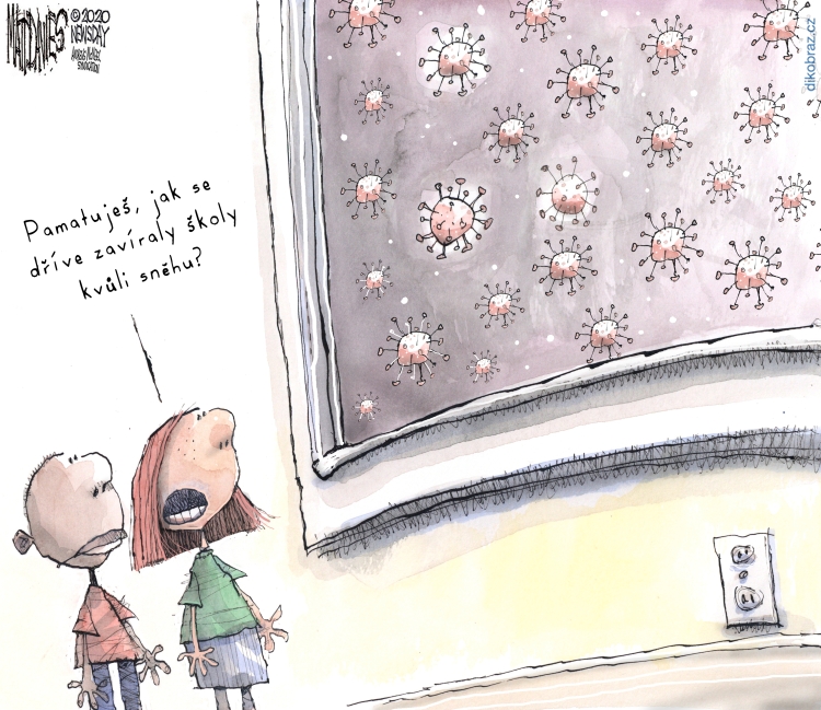 Matt Davies vtipy č. - Koronavirus