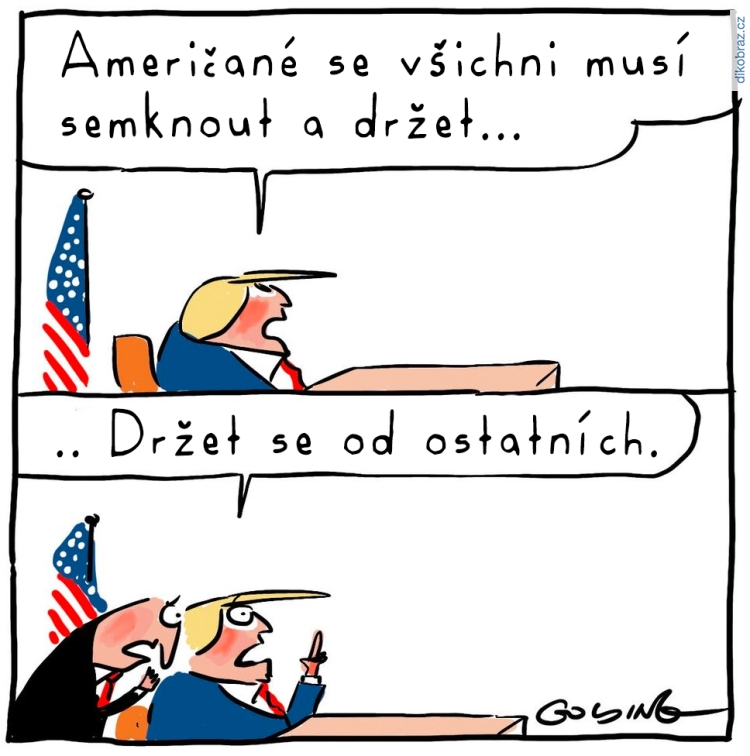 Matt Golding vtipy č.7973 - Zákaz vstupu EU do USA