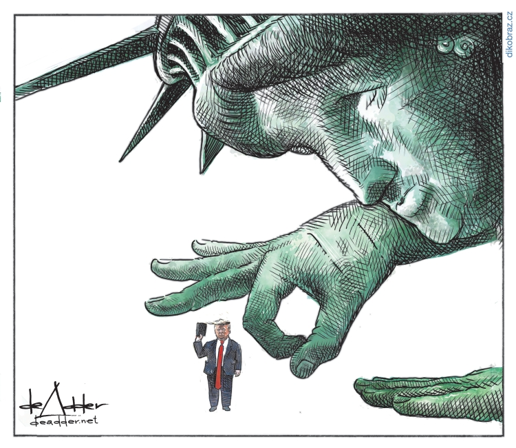 Michael De Adder vtipy č.20491 - Americké volby 2020