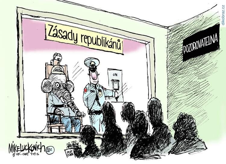 Mike Luckovich č.3798 - Americké volby 2016
