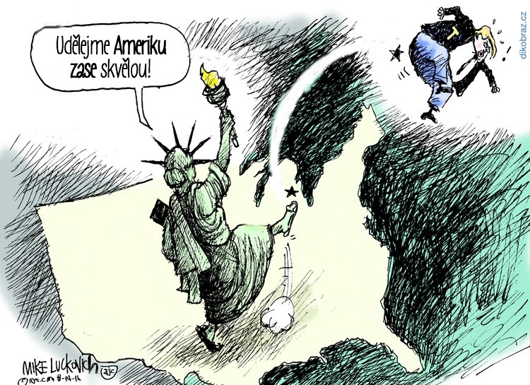 Mike Luckovich č.3958 - Americké volby 2016