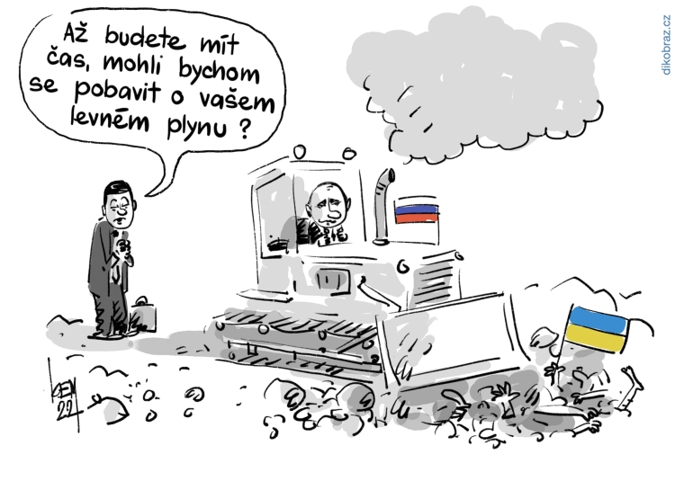 Miroslav Kemel vtipy č.55468 - Ruská invaze na Ukrajinu