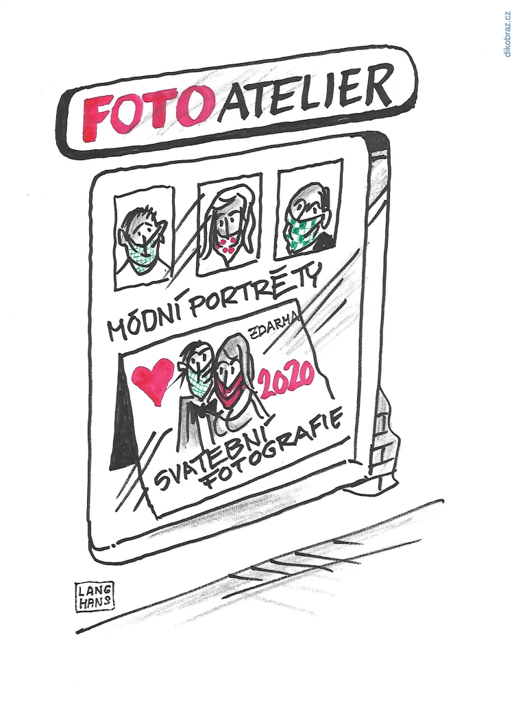 Pavel Langhans vtipy č.8236 - Povinné nošení roušek