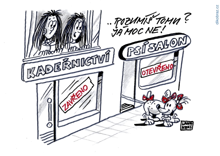 Pavel Langhans vtipy č.8438 - Zmírňování karantény