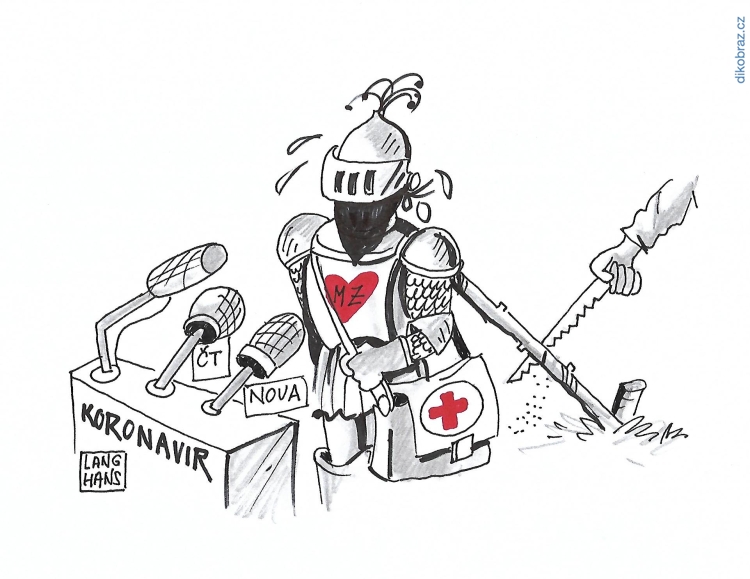 Pavel Langhans vtipy č.16355 - Politický boj během koronaviru