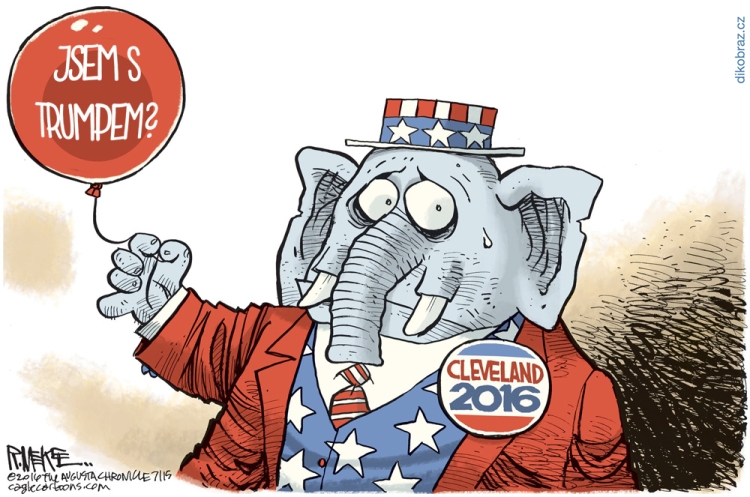 Rick McKee č.3803 - Americké volby 2016