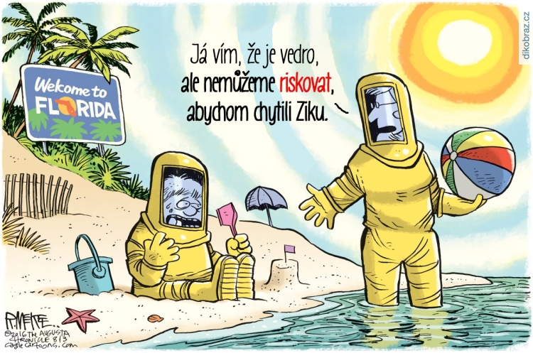 Rick McKee č.3867 - Virus Zika