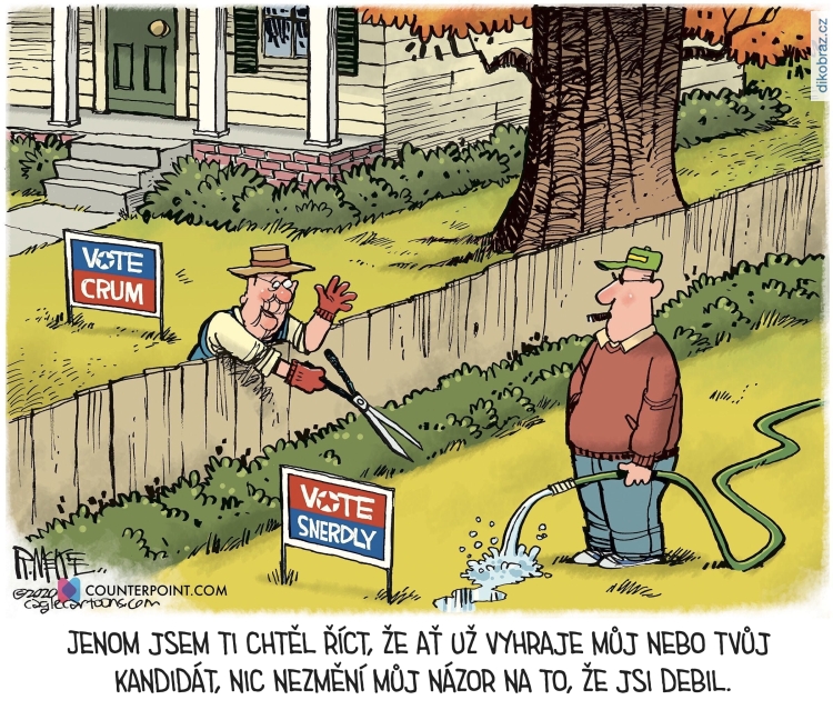 Rick McKee vtipy č.20041 - Americké volby 2020