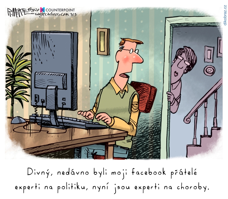 Rick McKee vtipy č.7880 - Koronavirus