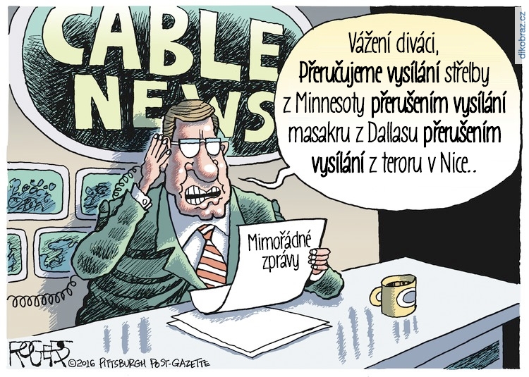 Rob Rogers č.3787 - Teroristický útok v Nice