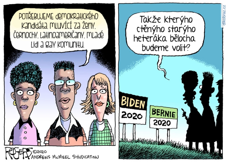 Rob Rogers vtipy č. - Americké volby 2020