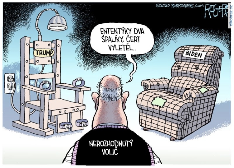 Rob Rogers vtipy č.19081 - Americké volby 2020