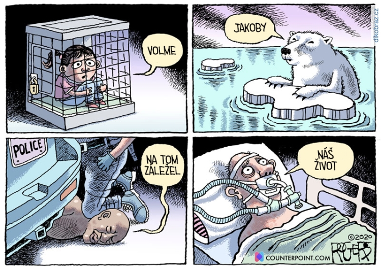 Rob Rogers vtipy č.20031 - Americké volby 2020