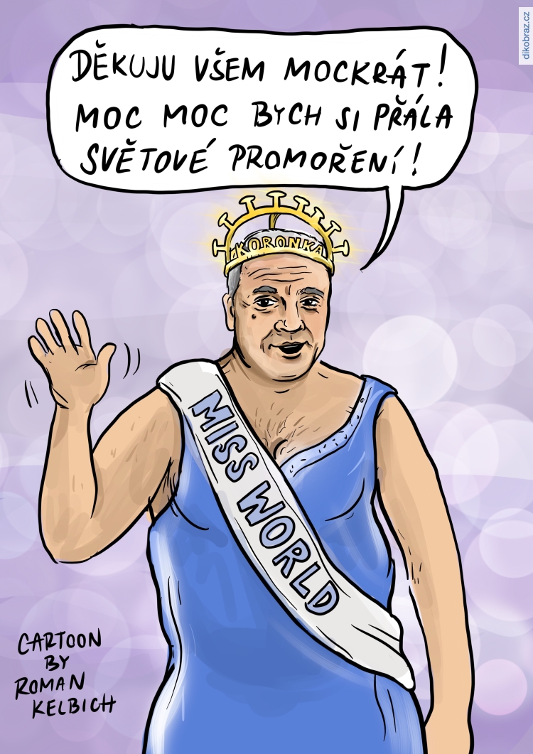 Roman Kelbich vtipy č.8267 - Promořování koronavirem
