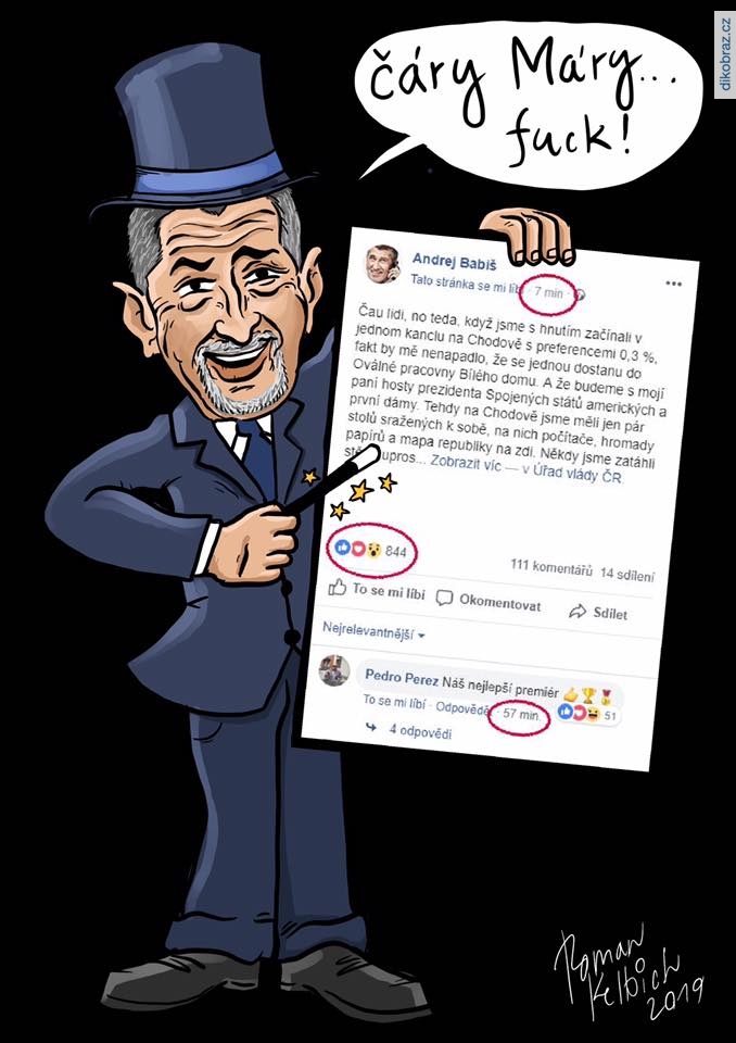 Roman Kelbich vtipy č.6824 - Domácí politika 2019