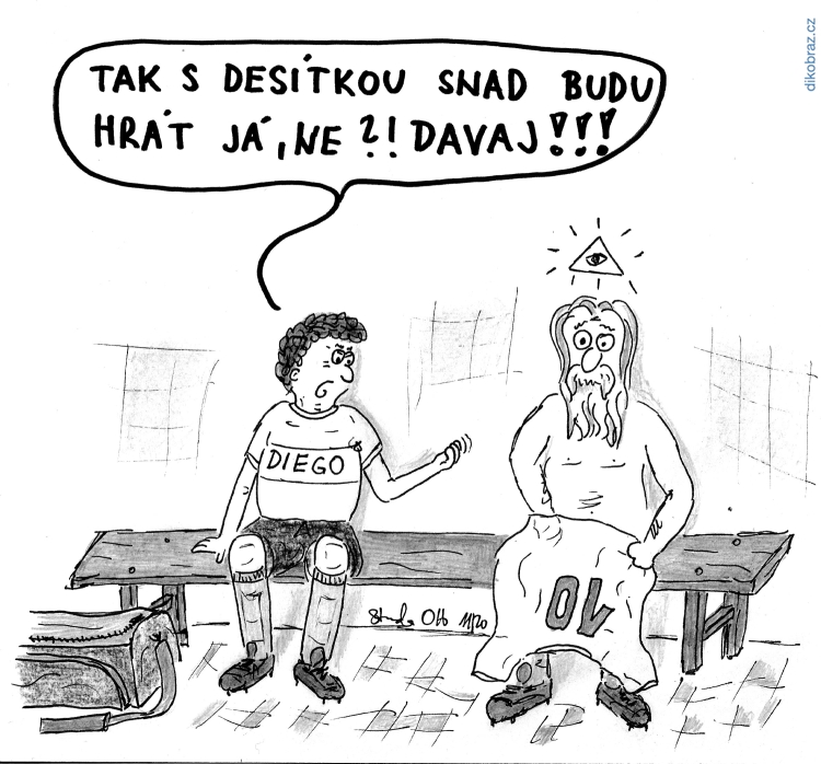 Standa Olt vtipy č.26808 - Smrt Diega Maradony