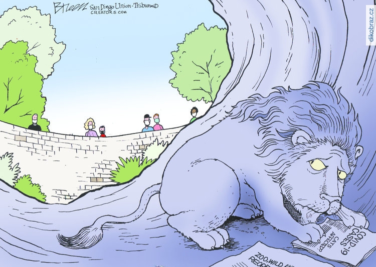 Steve Breen vtipy č.9101 - Zmírňování karantény