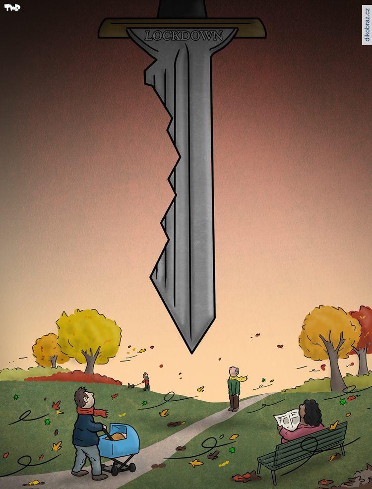 Tjeerd Royaards vtipy č.16358 - Karanténa / lockdown v boji s Koronavirem