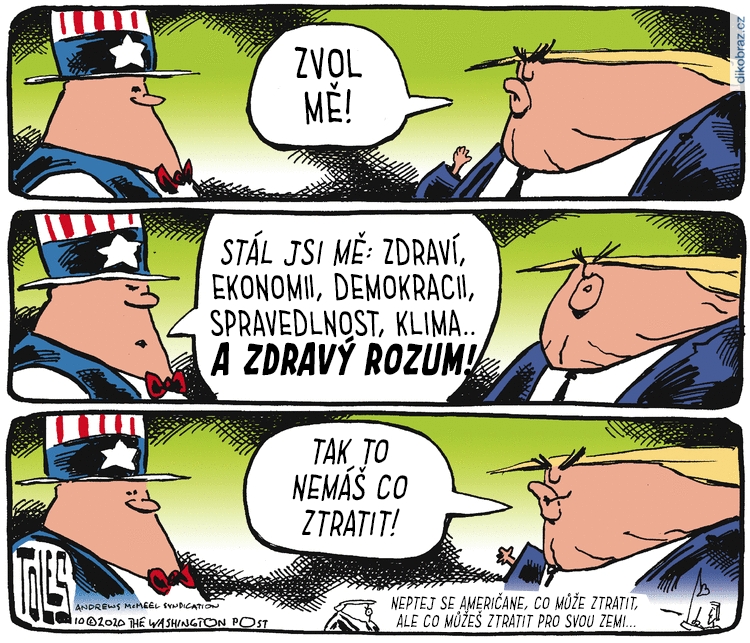 Tom Toles vtipy č.49373 - Americké volby 2024