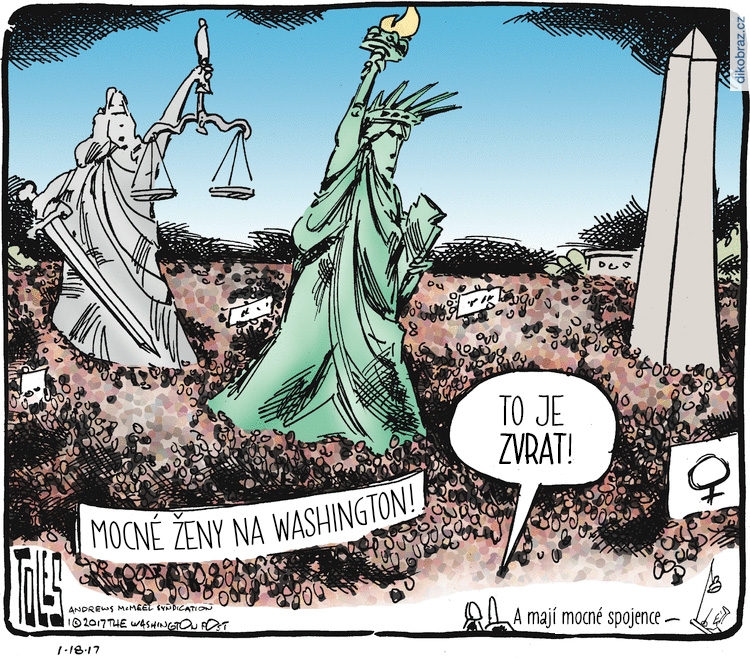 Tom Toles vtipy č.4607 - Trump Prezidentem USA