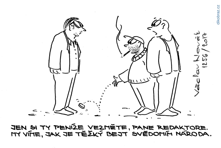 Václav Novák vtipy č. - Domácí politika 2017