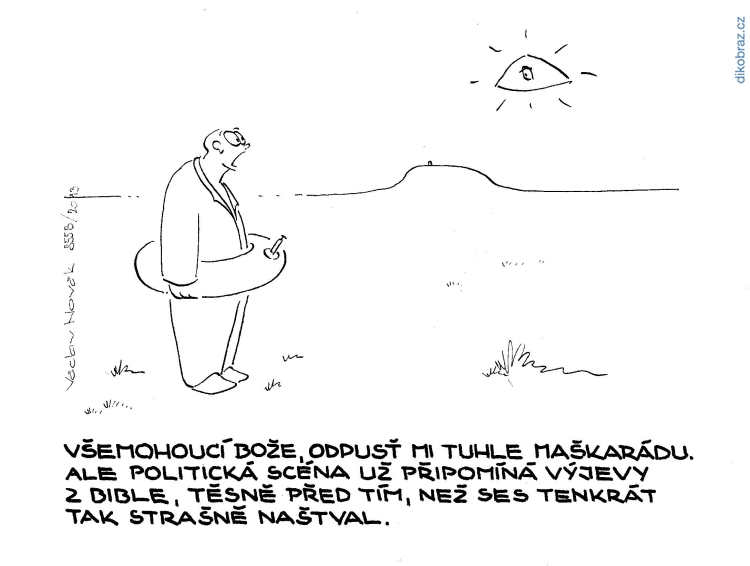 Václav Novák vtipy č. - Domácí politika 2017