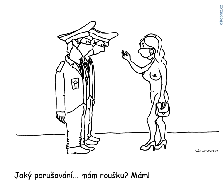 Václav Veverka vtipy č.8032 - Koronavirus